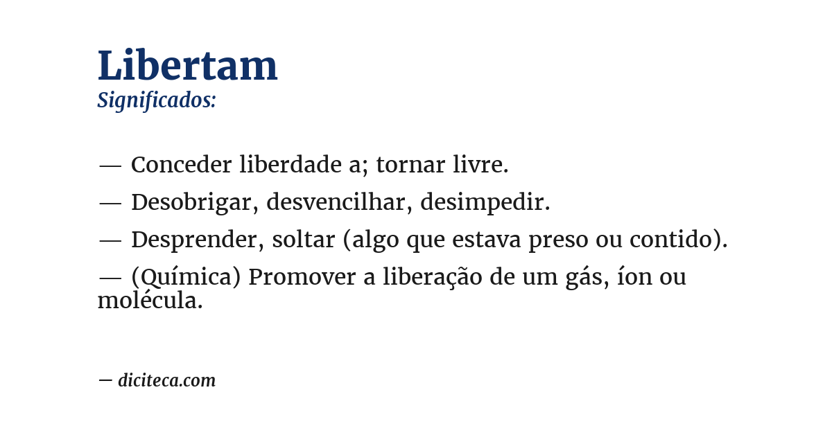 Significado de libertam