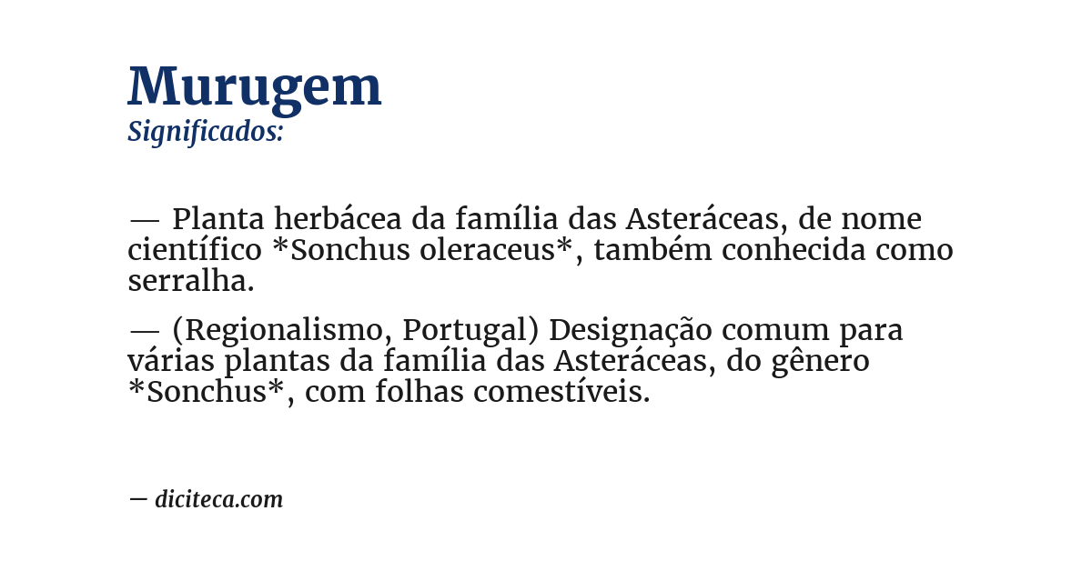 Significado de murugem