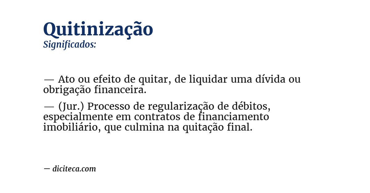Significado de quitinização