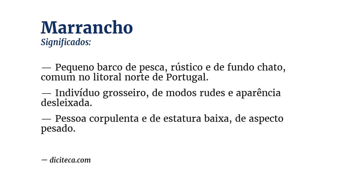 Significado de marrancho