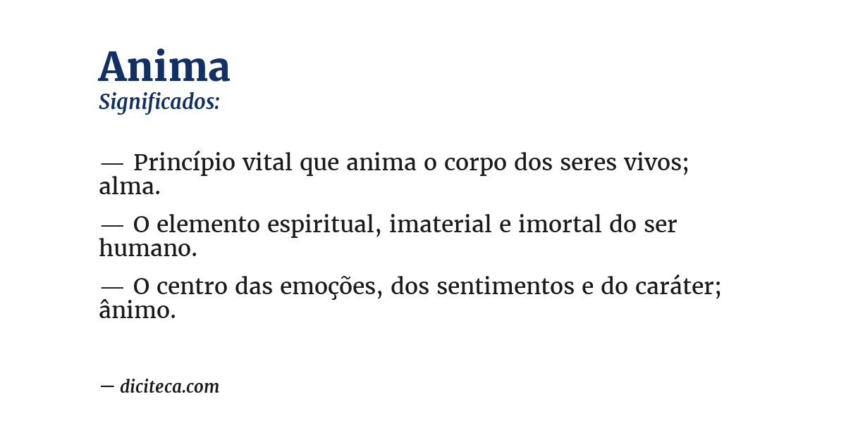 Significado de anima