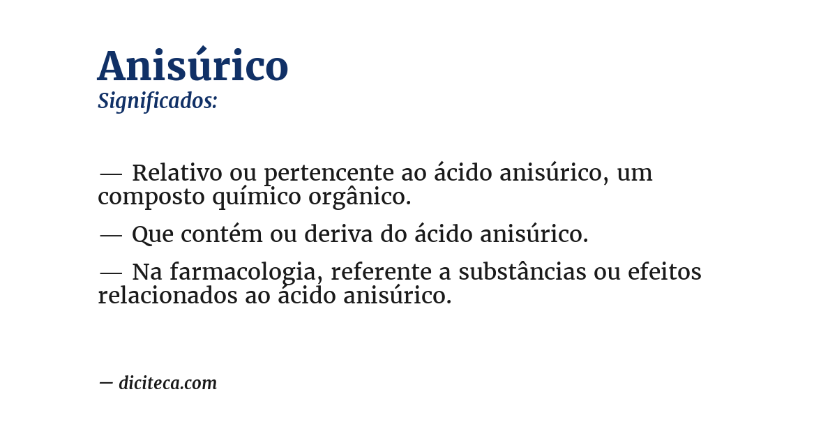 Significado de anisúrico