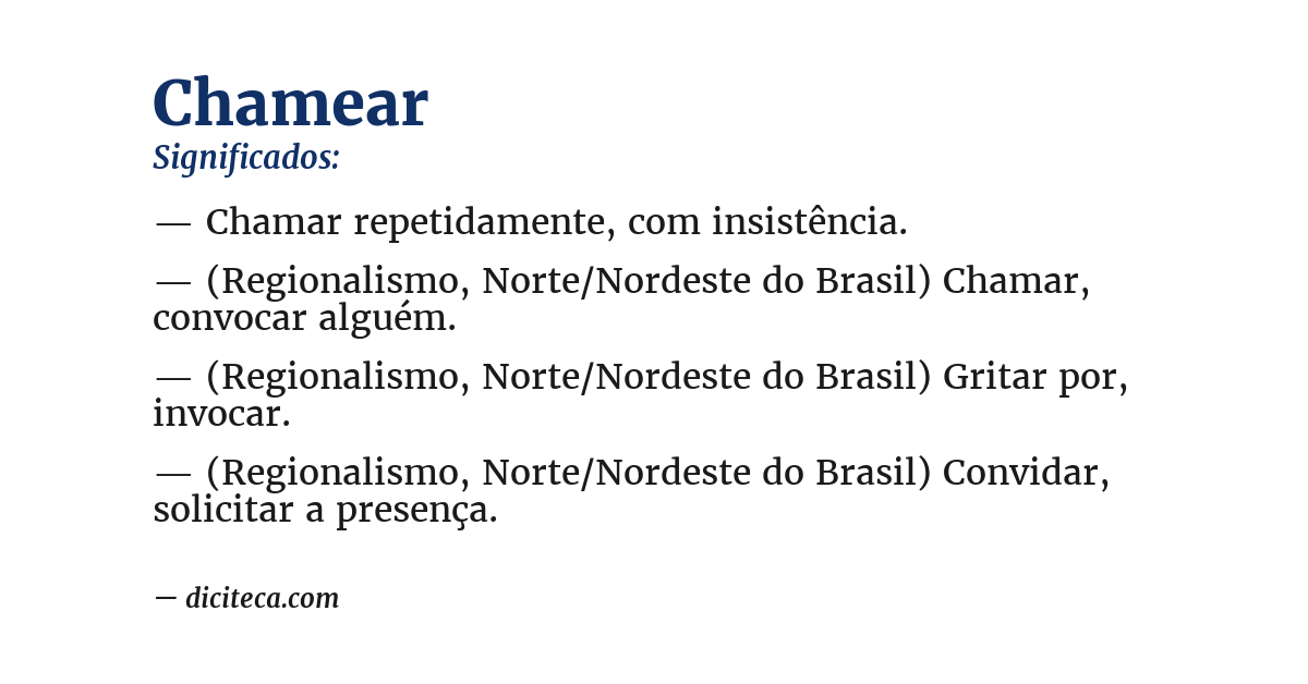 Significado de chamear