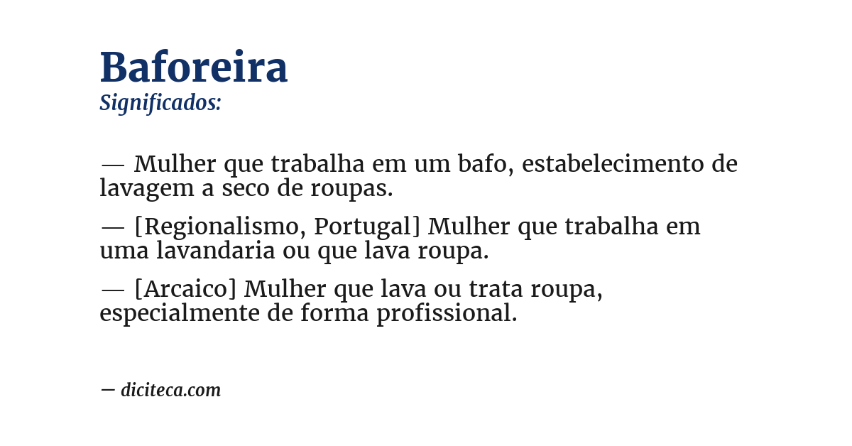 Significado de baforeira