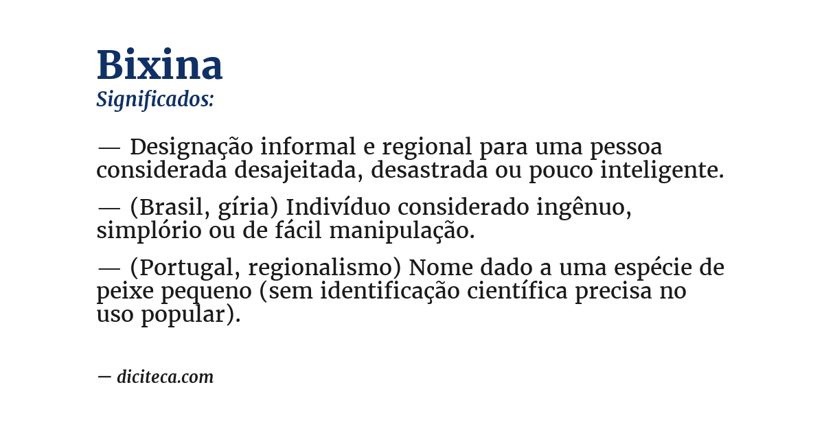 Significado de bixina