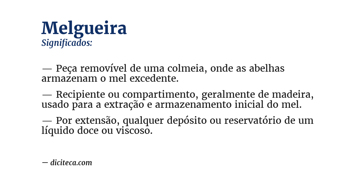 Significado de melgueira
