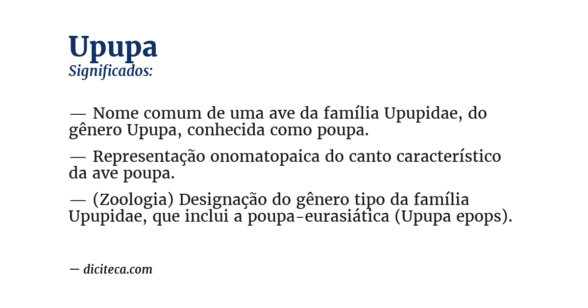 Significado de upupa