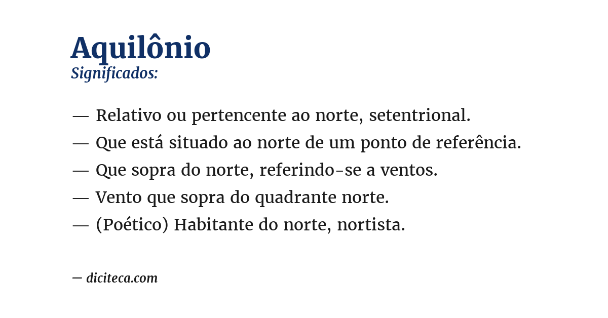 Significado de aquilônio