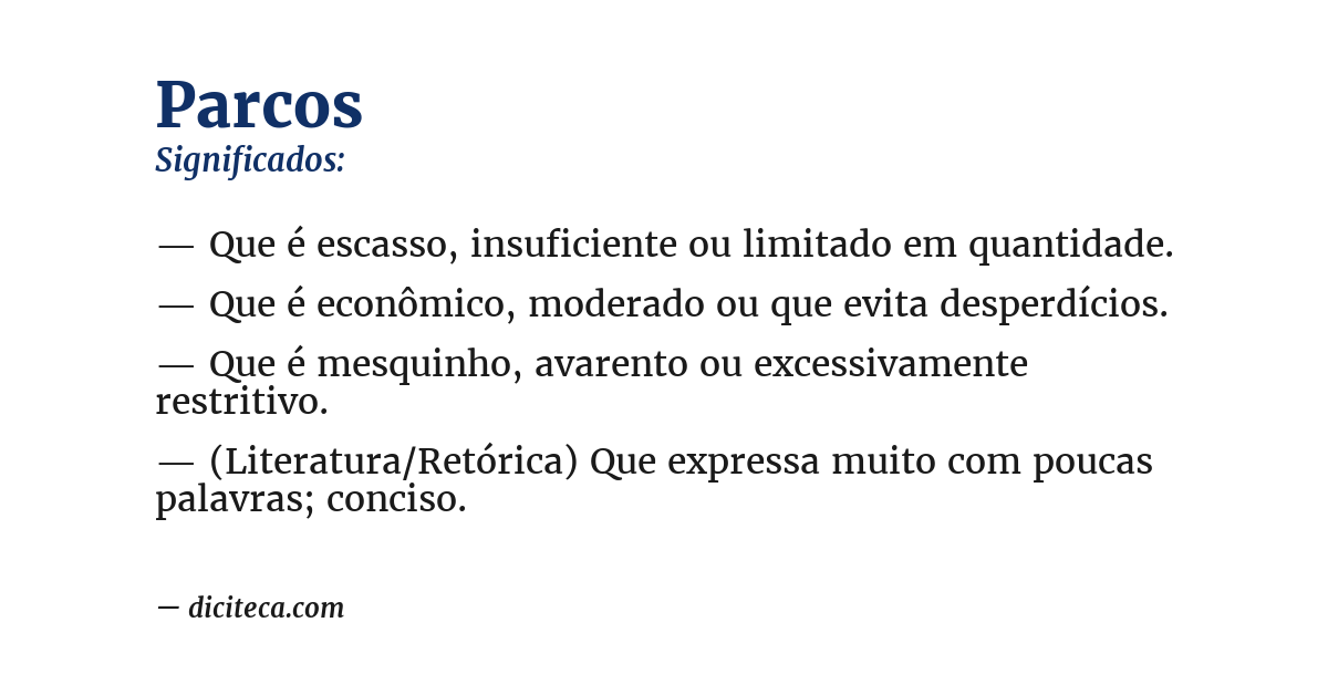Significado de parcos
