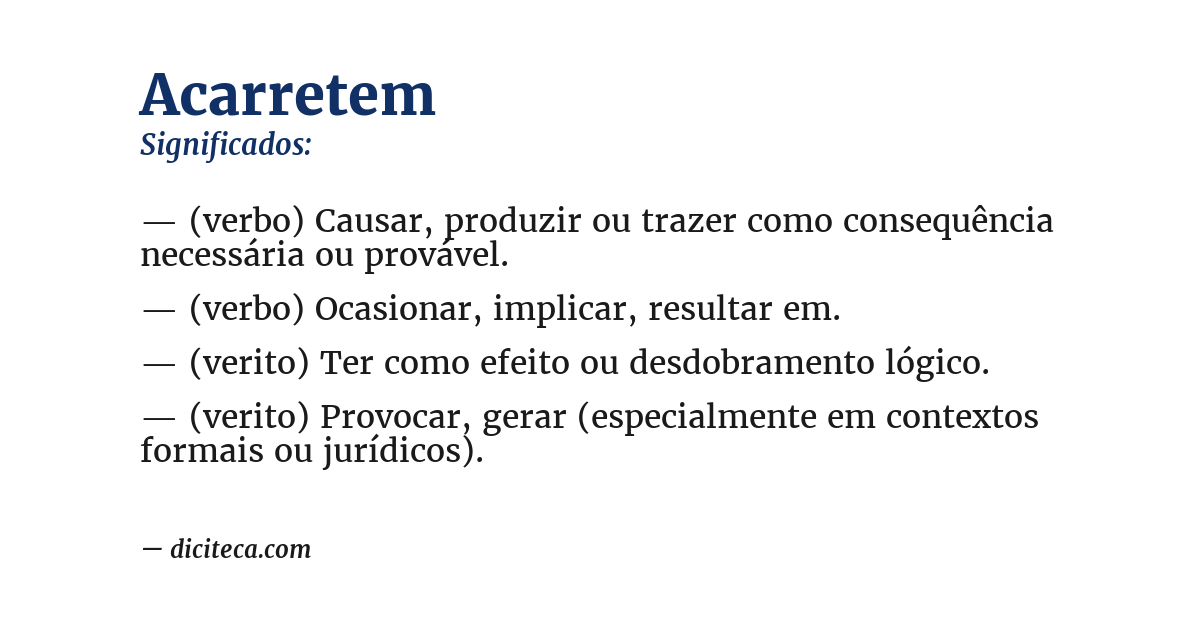 Significado de acarretem