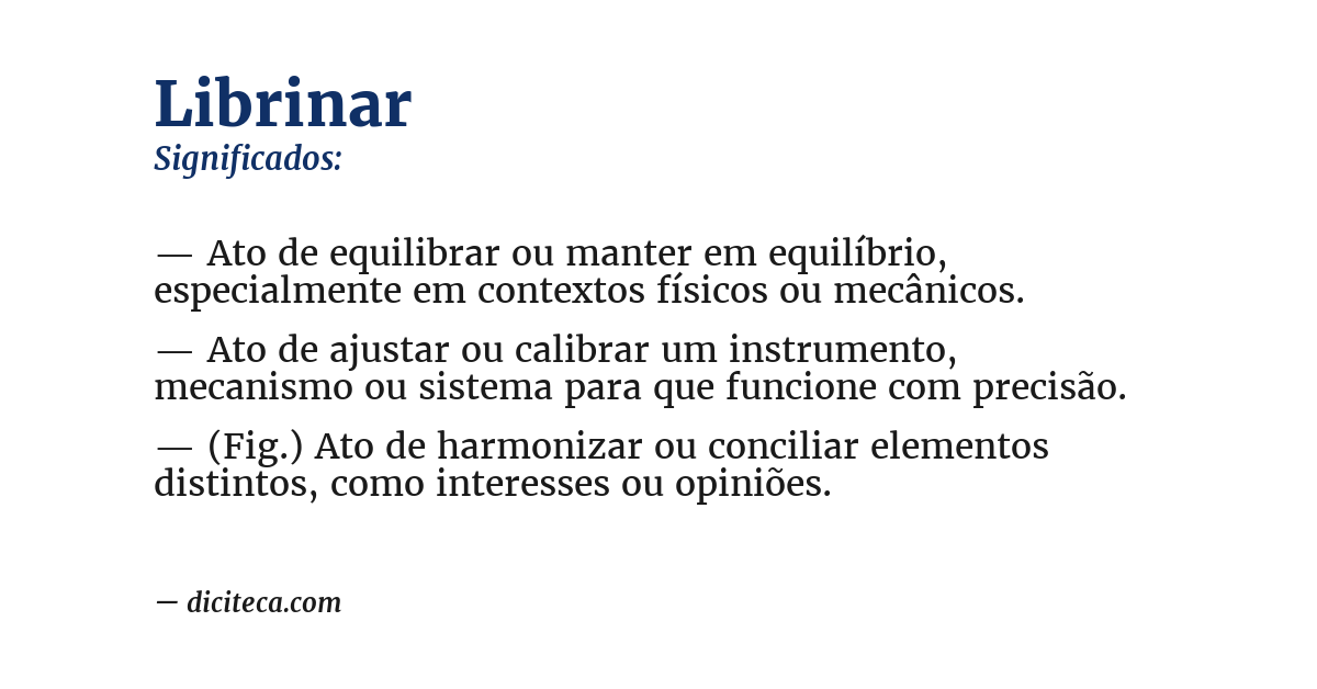Significado de librinar