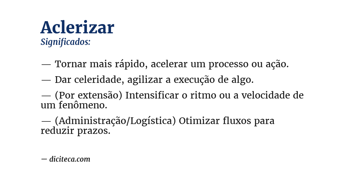 Significado de aclerizar