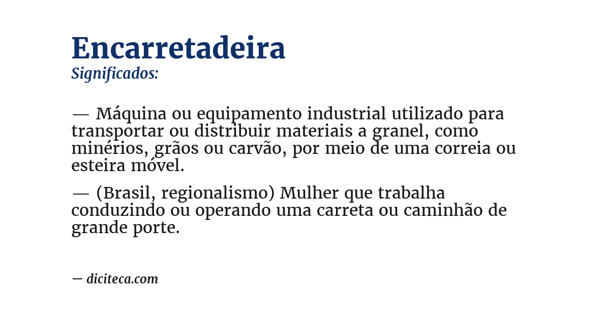 Significado de encarretadeira