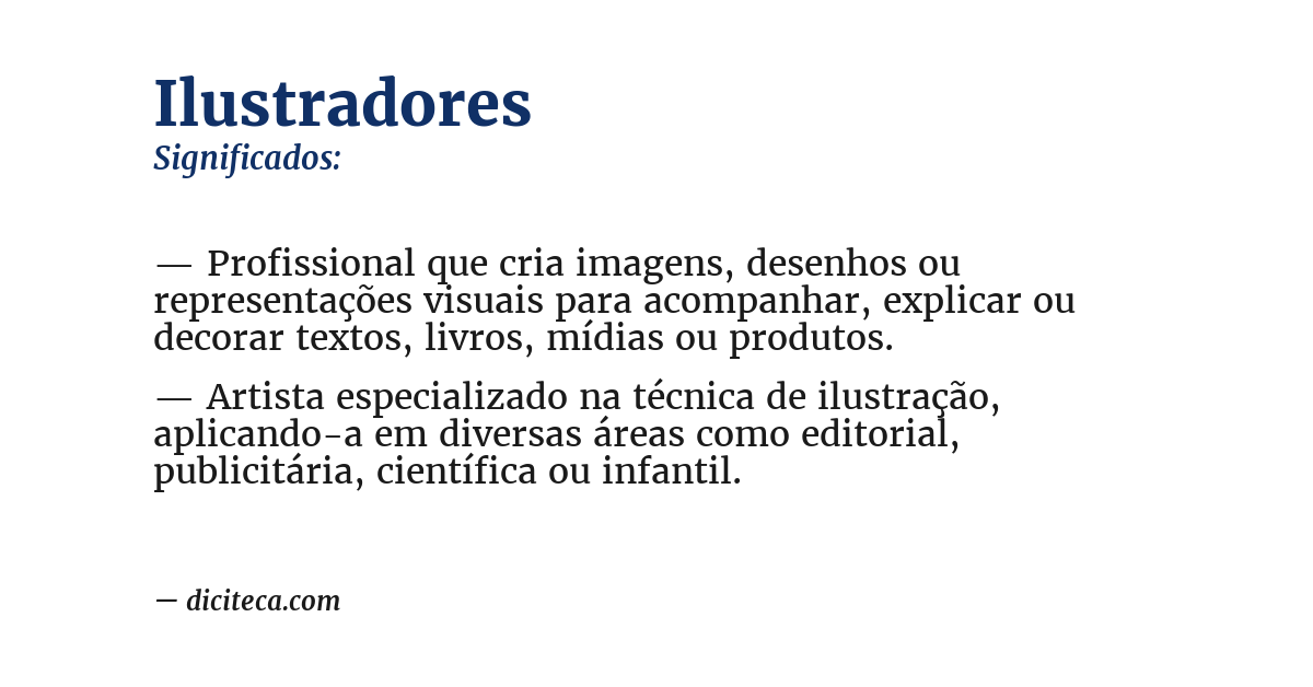 Significado de ilustradores