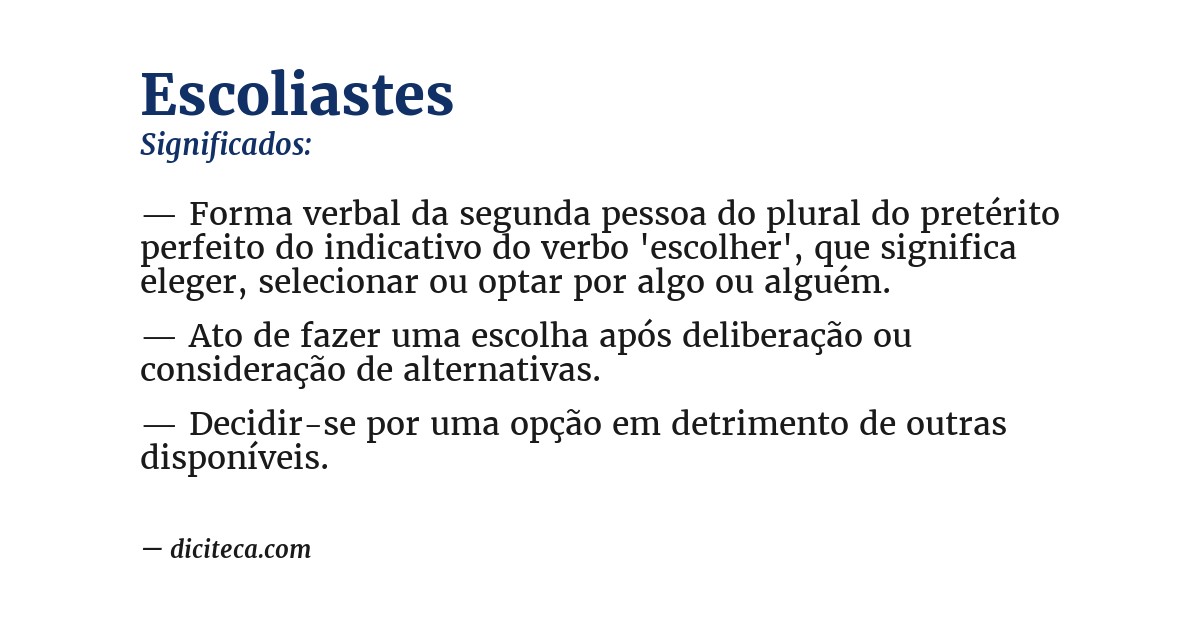 Significado de escoliastes