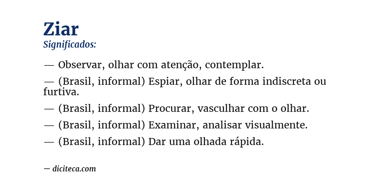 Significado de ziar