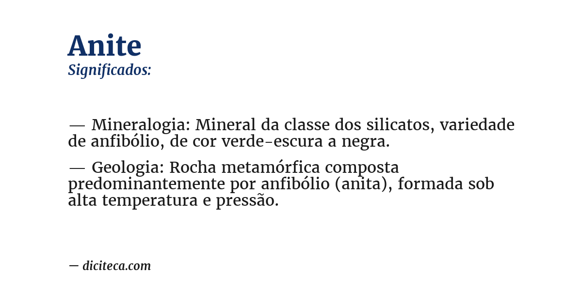 Significado de anite