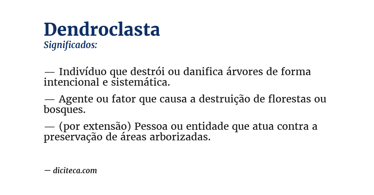 Significado de dendroclasta