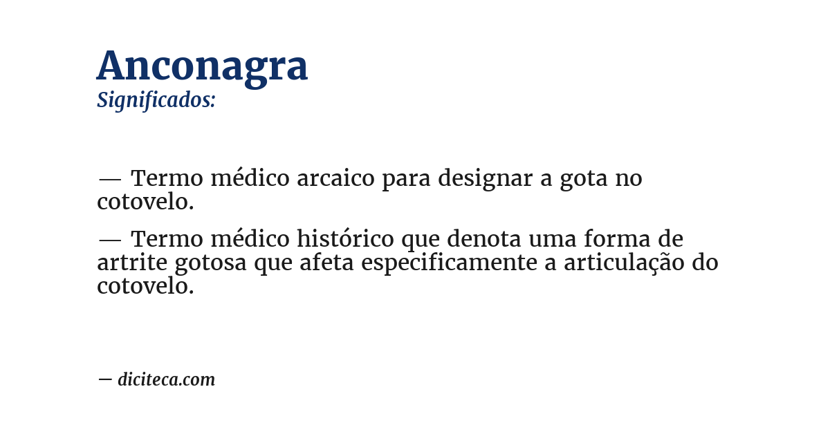 Significado de anconagra