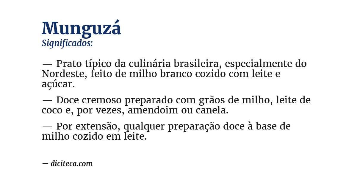 Significado de munguzá