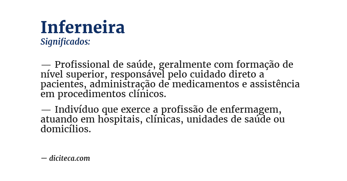 Significado de inferneira
