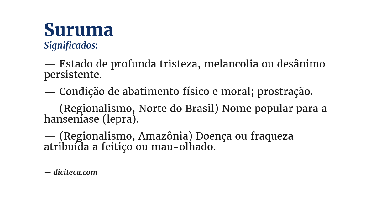 Significado de suruma