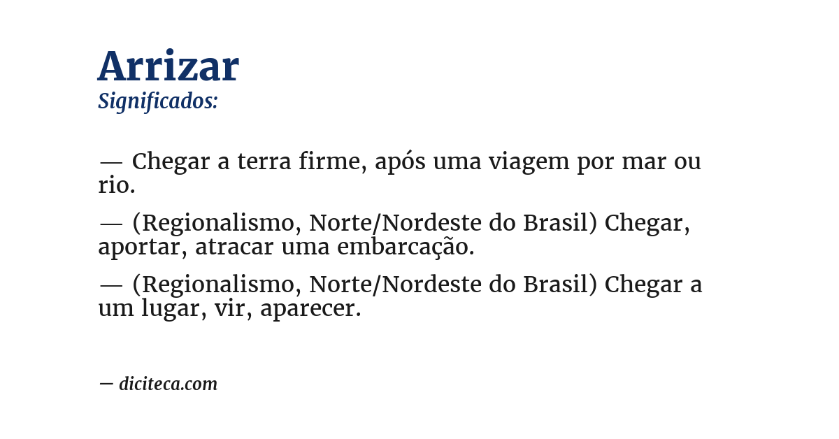 Significado de arrizar