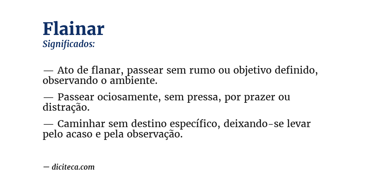 Significado de flainar