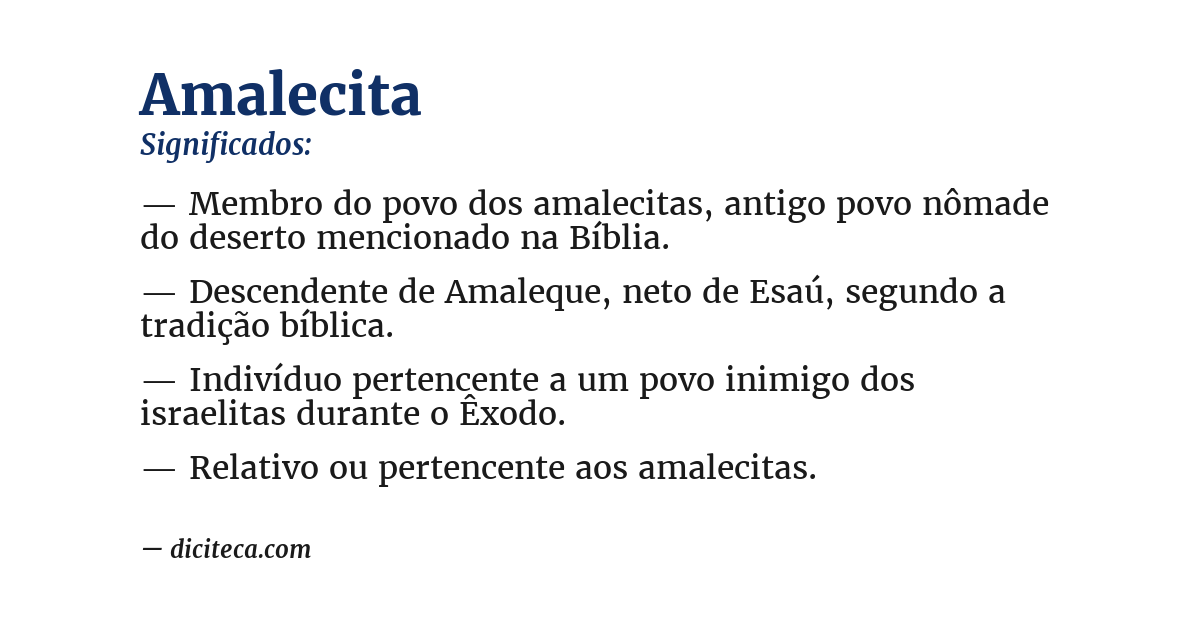Significado de amalecita