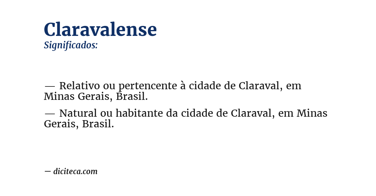 Significado de claravalense