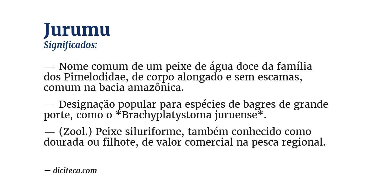 Significado de jurumu