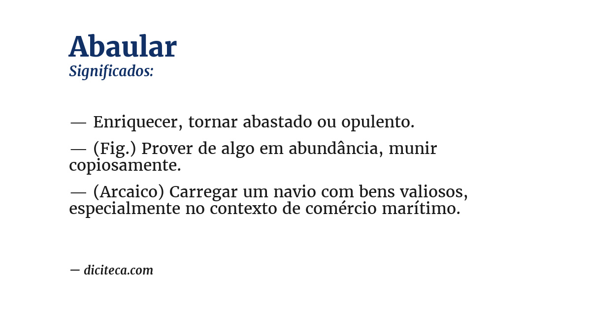 Significado de abaular