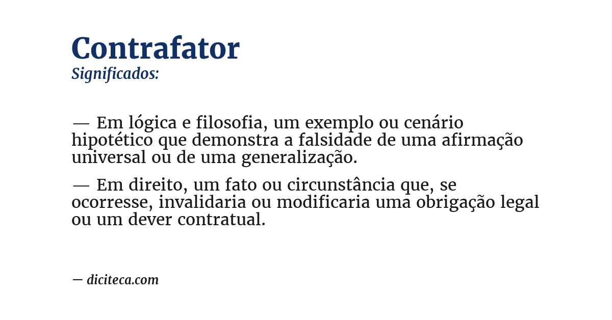 Significado de contrafator