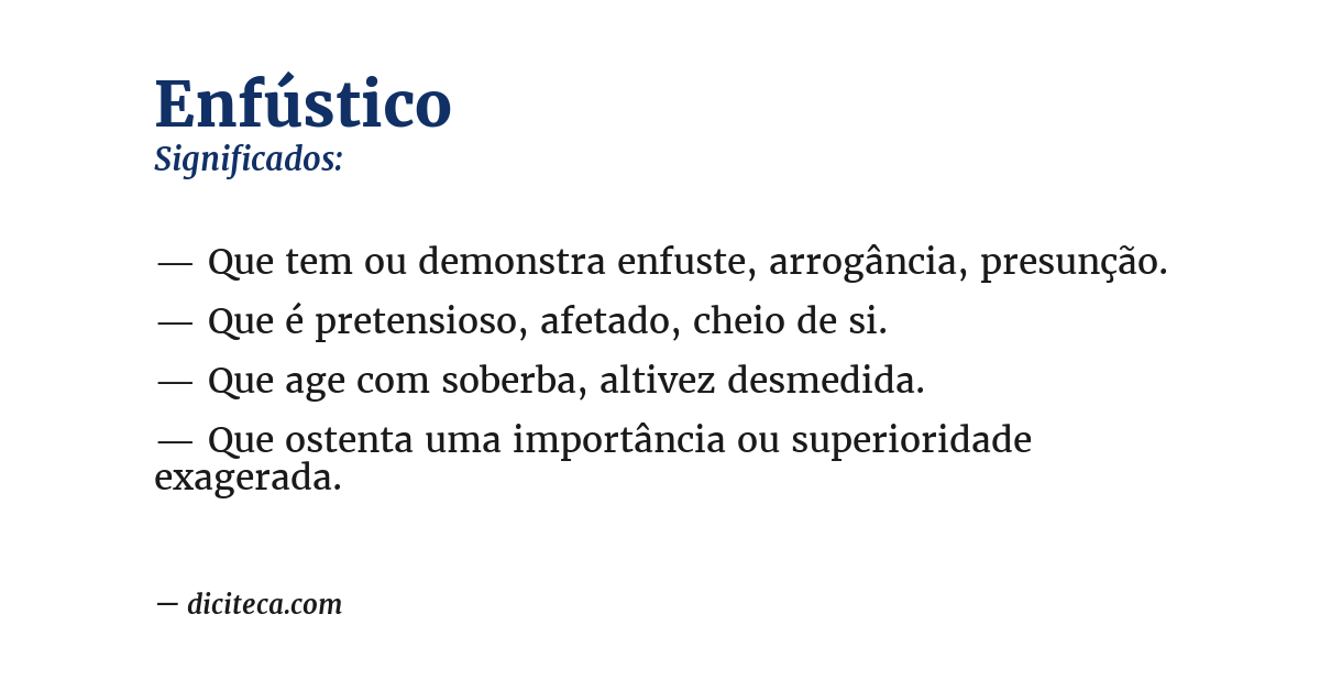 Significado de enfústico