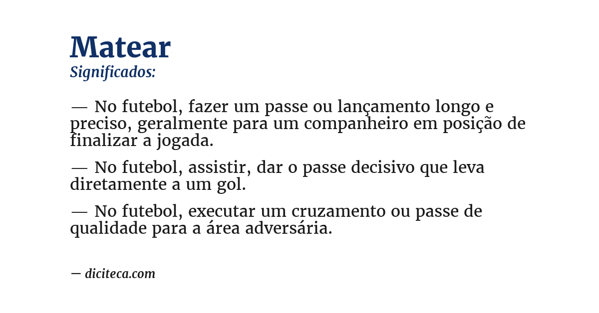 Significado de matear