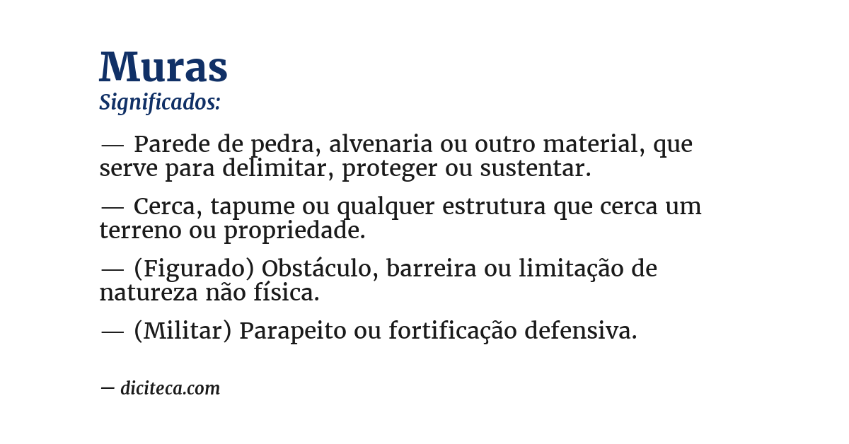 Significado de muras