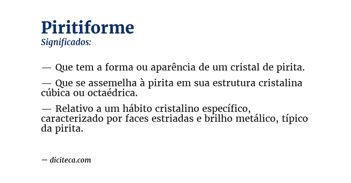 Significado de piritiforme