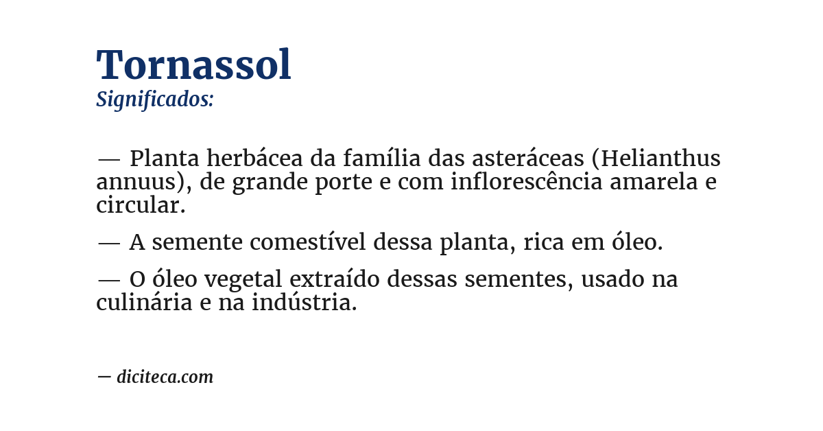 Significado de tornassol