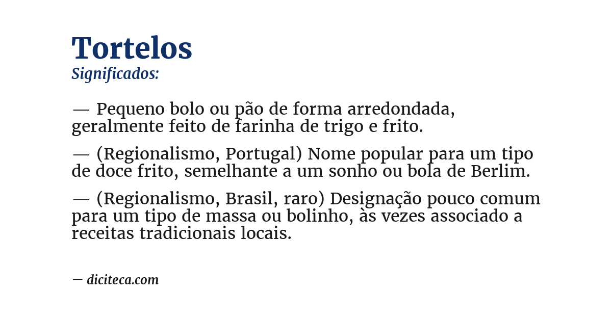 Significado de tortelos