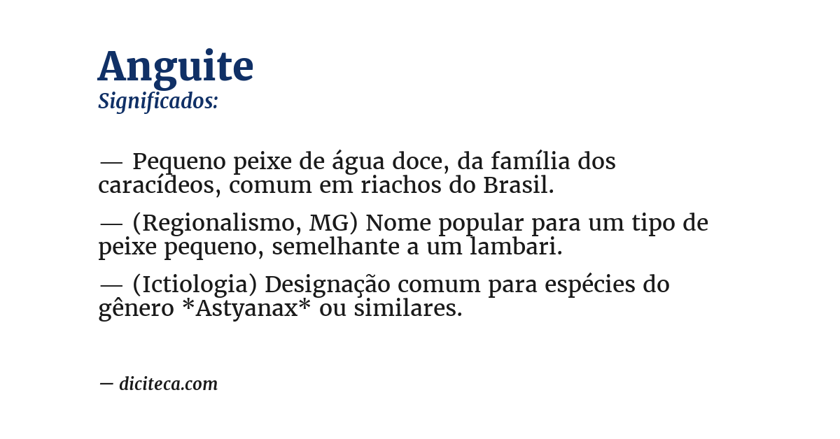 Significado de anguite