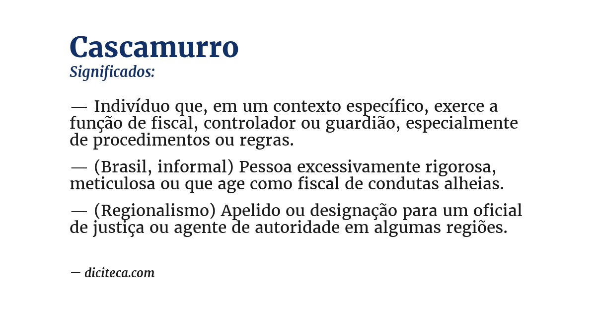 Significado de cascamurro