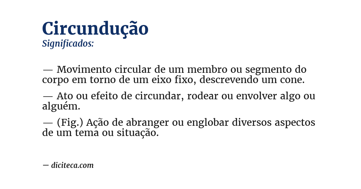 Significado de circundução
