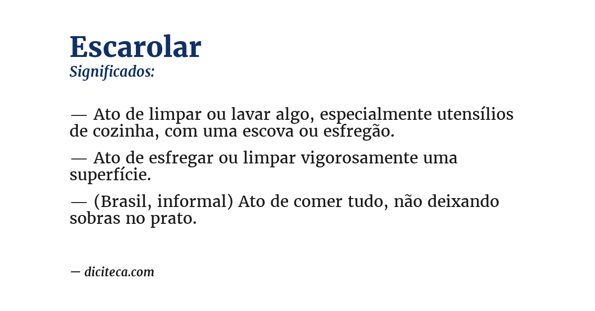 Significado de escarolar