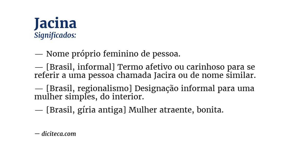 Significado de jacina