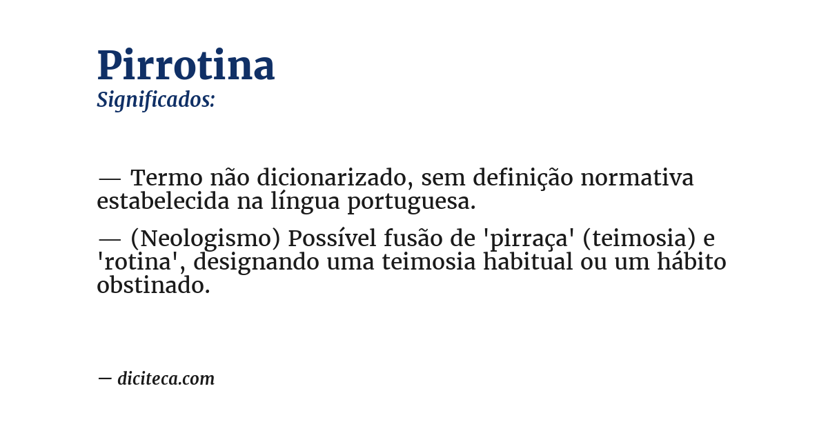 Significado de pirrotina