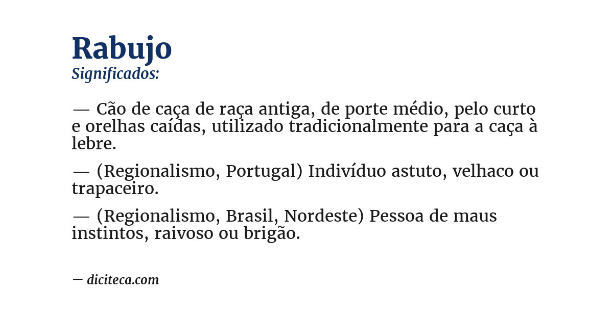 Significado de rabujo