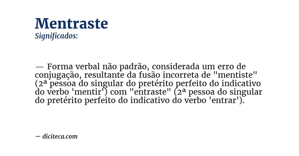 Significado de mentraste