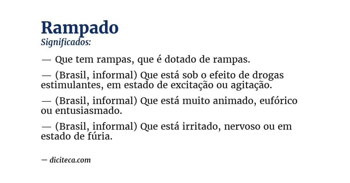 Significado de rampado