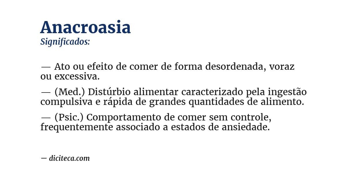 Significado de anacroasia