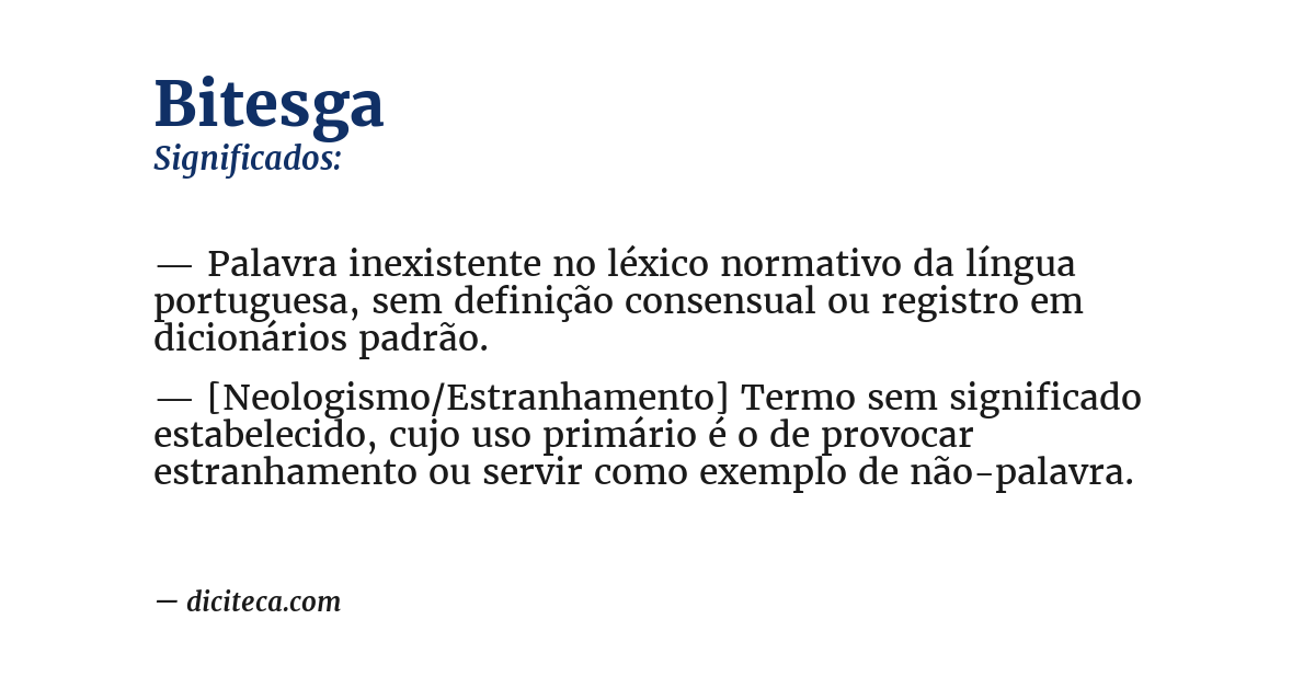 Significado de bitesga